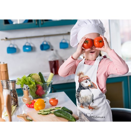 Merry Puffin, Brauch Schürze