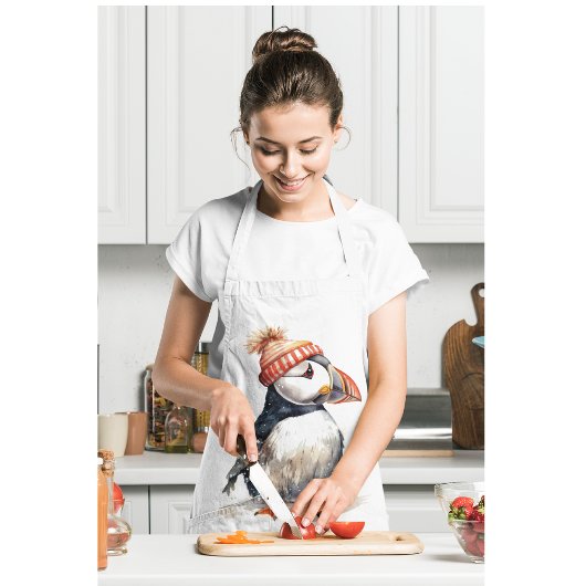 Merry Puffin, Brauch Schürze