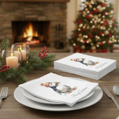Merry Puffin, Brauch Serviette