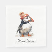 Merry Puffin, Brauch Serviette (Vorderseite)