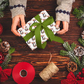 Merry Puffin Geschenkpapier