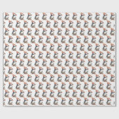 Merry Puffin Geschenkpapier (Flach)