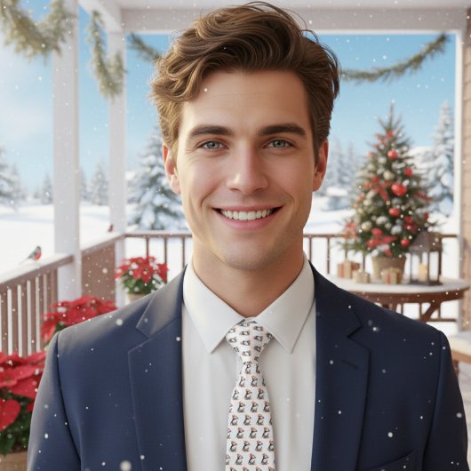 Merry Puffin Krawatte