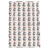 Merry Puffin Mittlere Geschenktüte (Vorderseite)
