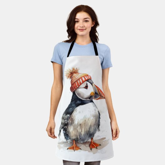 Merry Puffin Schürze (Getragen)