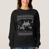 Merry Puggin Christmas Sweater Sweatshirt (Vorderseite)