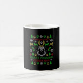 Merry Pugging Weihnachts-Mops Kaffeetasse (Mittel)