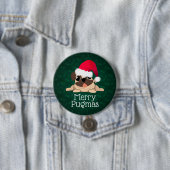 Merry Pugmas 3" Round Button (Beispiel)