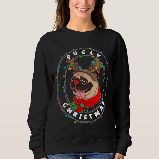 Merry Pugmas Classic T - Shirt 189 (Vorderseite)