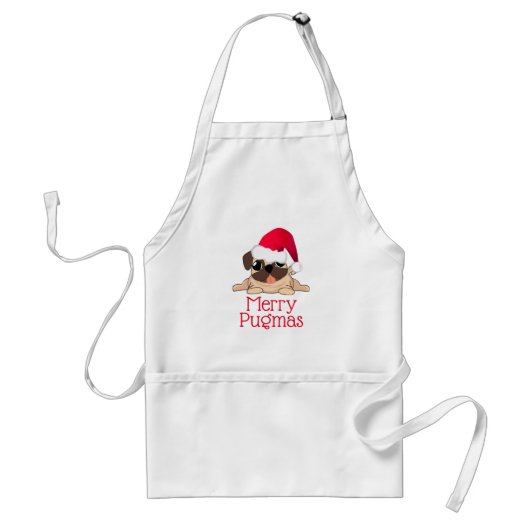 Merry Pugmas Standard Schürze (Vorne)