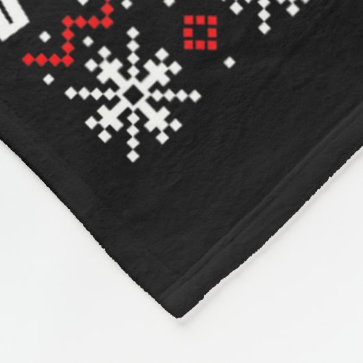 Merry Pugmas Ugly Christmas Sweater Cute Pug Dog Fleecedecke (Ecke)