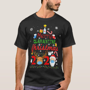 Merry Quarantine Christmas 2020 Family Matching Xm T-Shirt