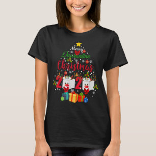 Merry Quarantine Christmas 2020 Toilettenpapier Fa T-Shirt
