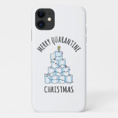 Merry Quarantine Christmas Tree Toilettenpapier Case-Mate iPhone Hülle (Rückseite)