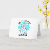 Merry Quarantine Christmas Tree Toilettenpapier Karte (Gelbe Blume)