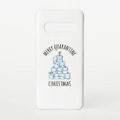 Merry Quarantine Christmas Tree Toilettenpapier Samsung Galaxy Hülle (Rückseite)