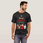 Merry Quarantine Weihnachten 2020 Xmas Pajamas T-Shirt (Vorne ganz)
