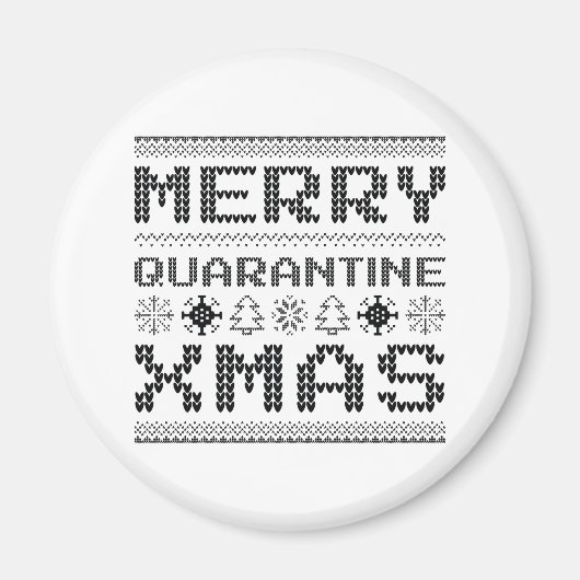 Merry Quarantine Xmas Magnet (Vorne)