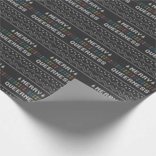 Merry Queerness Geschenkpapier (Ecke)