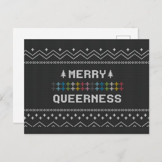 Merry Queerness Postkarte (Vorne/Hinten)