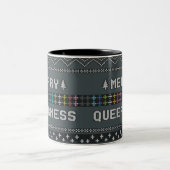 Merry Queerness Zweifarbige Tasse (Mittel)