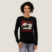 MERRY QUILTMAS 1 Tri-Blend SHIRT (Volle Vorderseite)