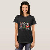 Merry Ratmas Christmas Santa Rat Mouse Lover Anima T-Shirt (Vorne ganz)
