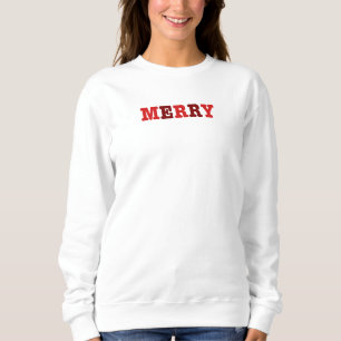Merry Red Christmas Cheer Sweatshirt
