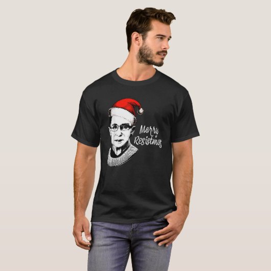 Merry Resistmas Shirt RBG Ruth Bader Ginsburg Chri (Vorne ganz)
