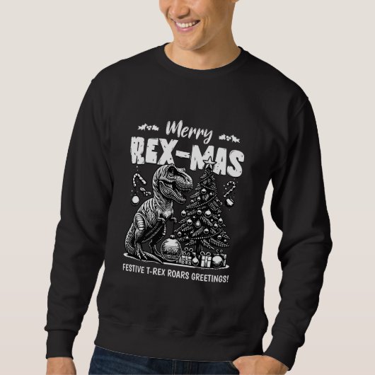 Merry Rex-Mas Sweatshirt (Vorderseite)