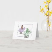 Merry Rides Card Karte (Gelbe Blume)