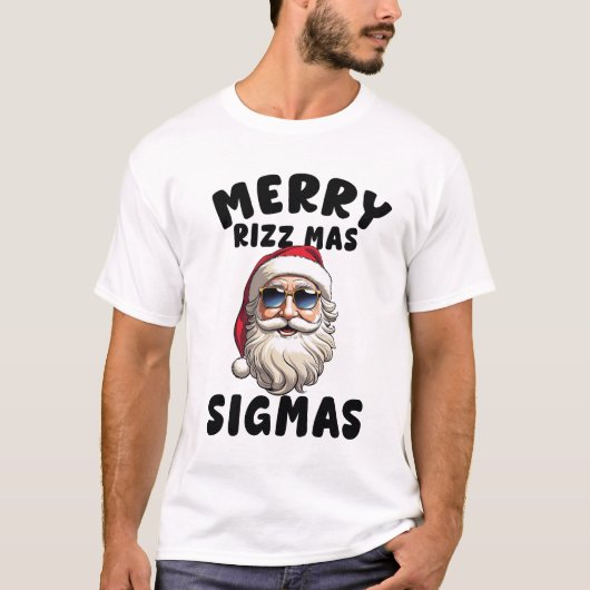 Merry Rizz Mas Sigmas ,Frohe Weihnachten T-Shi T-S T-Shirt (Vorderseite)