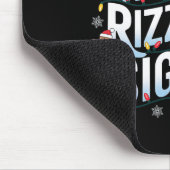 Merry Rizz Mas Sigmas Funny Alpha Christmas Santa Mousepad (Ecke)