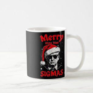 Merry Rizz Mas Sigmas Funny Gen Alpha X-mas Santa Kaffeetasse