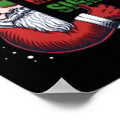Merry Rizz Mas Sigmas Funny Gen- Alpha X-mas Santa Poster (Ecke)