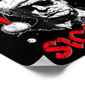 Merry Rizz Mas Sigmas Funny Gen Alpha X-mas Santa Poster (Ecke)