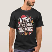 Merry Rizz Mas Sigmas Funny Meme Gen Alpha Santa T-Shirt (Vorderseite)