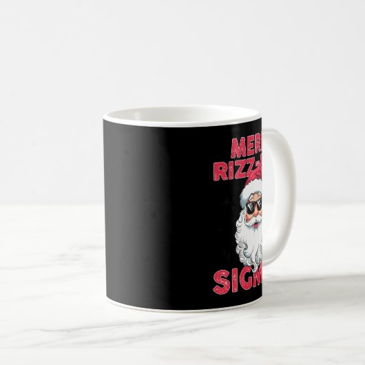 Merry Rizz Mas Sigmas Funny Weihnachten Kaffeetasse (VorderseiteRechts)