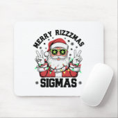 Merry Rizz Mas Sigmas Funny Weihnachten Mousepad (Mit Mouse)