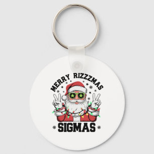 Merry Rizz Mas Sigmas Funny Weihnachten Schlüsselanhänger
