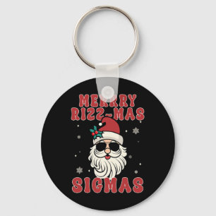 Merry Rizz Mas Sigmas Gen Alpha Middle School Chri Schlüsselanhänger