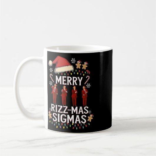 Merry Rizz Mas Sigmas Gen Alpha Trump Christmas Pj Kaffeetasse (Links)