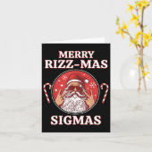 Merry Rizz Mas Sigmas- General Alpha Middle School Karte (Gelbe Blume)