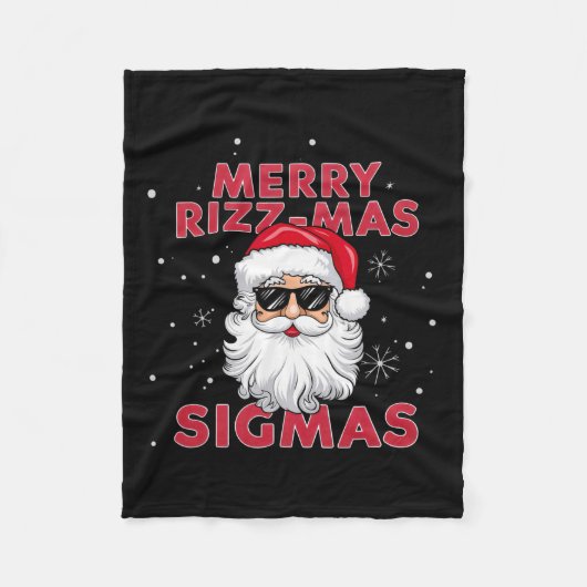 Merry Rizz Mas Sigmas Weihnachten Fleecedecke (Vorderseite)