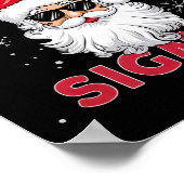 Merry Rizz Mas Sigmas Weihnachten Poster (Ecke)