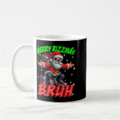 Merry Rizzmas Bruh Graphic Santa Pjs Christmas Xma Kaffeetasse (Links)