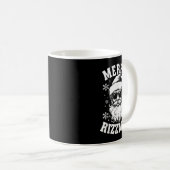 Merry Rizzmas Funny Christmas Santa Claus Happy Ch Kaffeetasse (VorderseiteRechts)