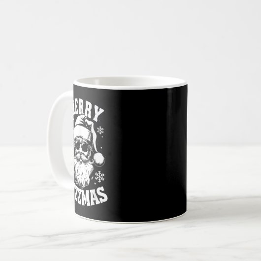 Merry Rizzmas Funny Christmas Santa Claus Happy Ch Kaffeetasse (Vorderseite Links)