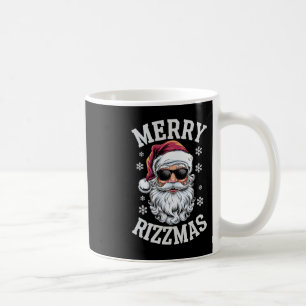 Merry Rizzmas Funny Christmas Weihnachtsmann Happy Kaffeetasse