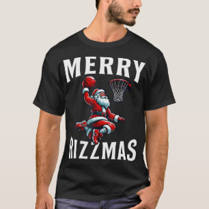 Merry Rizzmas Funny Christmas Weihnachtsmann T-Shirt